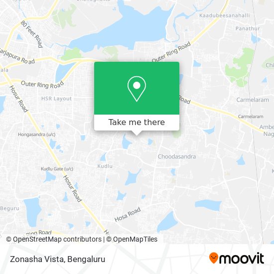 Zonasha Vista map