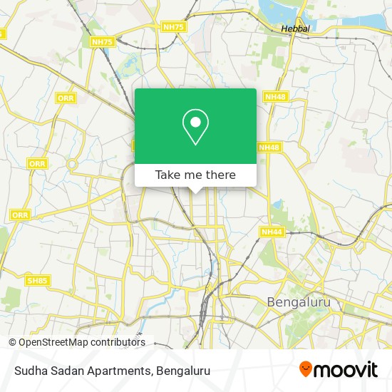 Sudha Sadan Apartments map