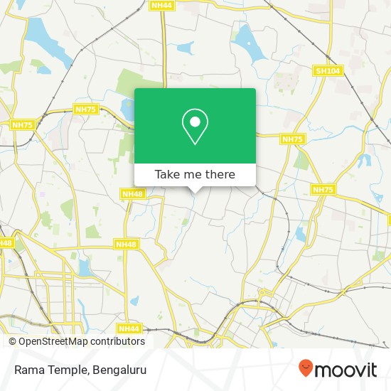 Rama Temple map
