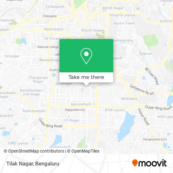 Tilak Nagar map