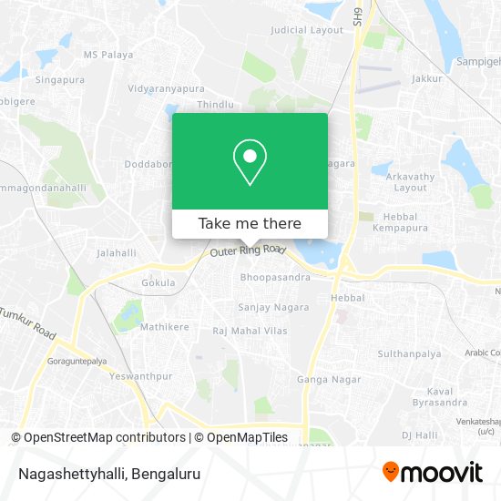 Nagashettyhalli map