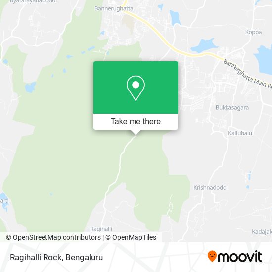 Ragihalli Rock map