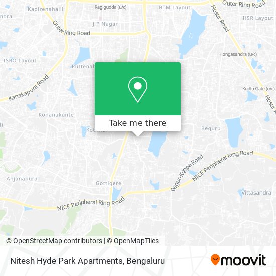 Nitesh Hyde Park Apartments map