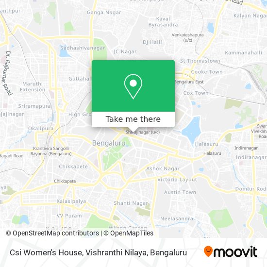 Csi Women's House, Vishranthi Nilaya map