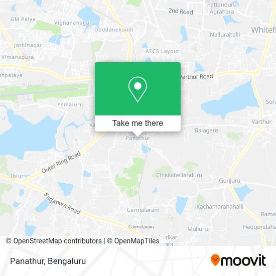 Panathur map