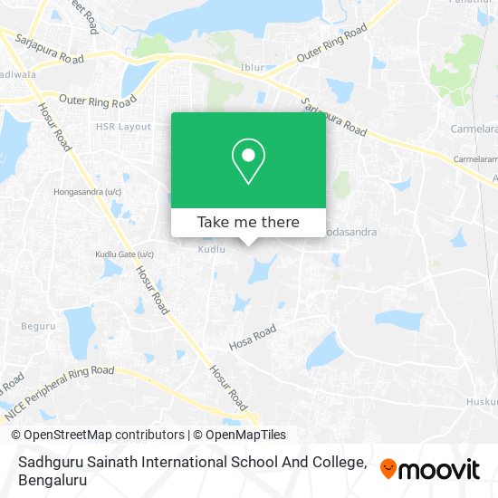 Sadhguru Sainath International School And College map
