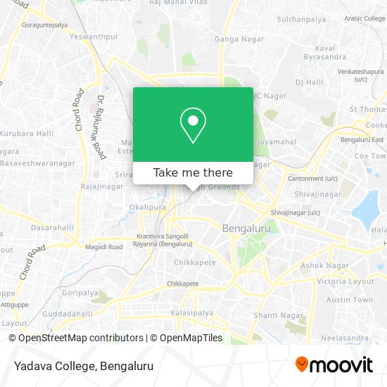 Yadava College map