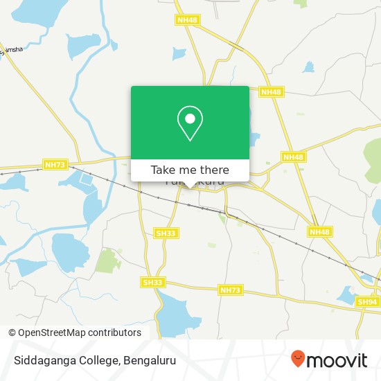 Siddaganga College map