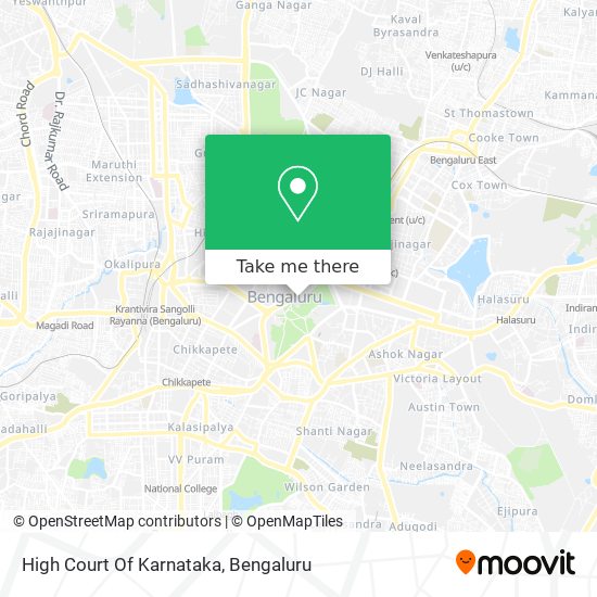 High Court Of Karnataka map