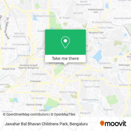 Jawahar Bal Bhavan Childrens Park map