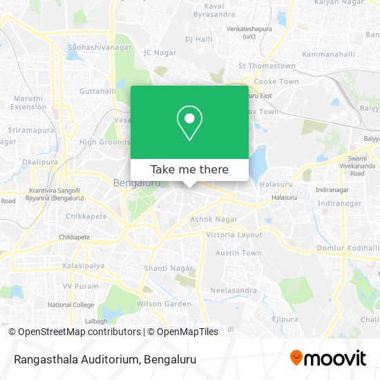 Rangasthala Auditorium map
