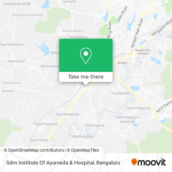 Sdm Institute Of Ayurveda & Hospital map