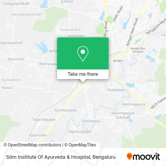 Sdm Institute Of Ayurveda & Hospital map
