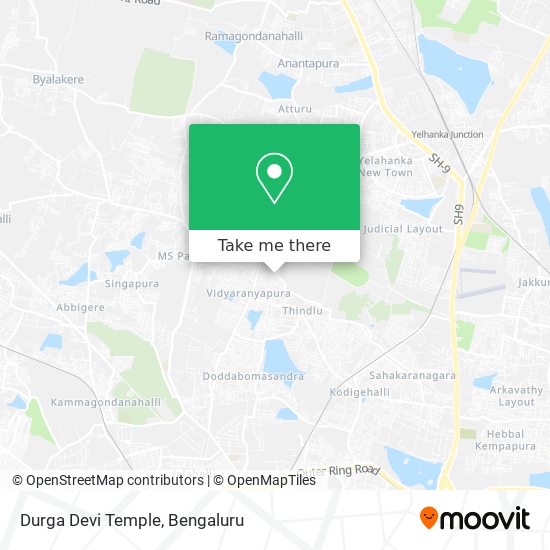 Durga Devi Temple map