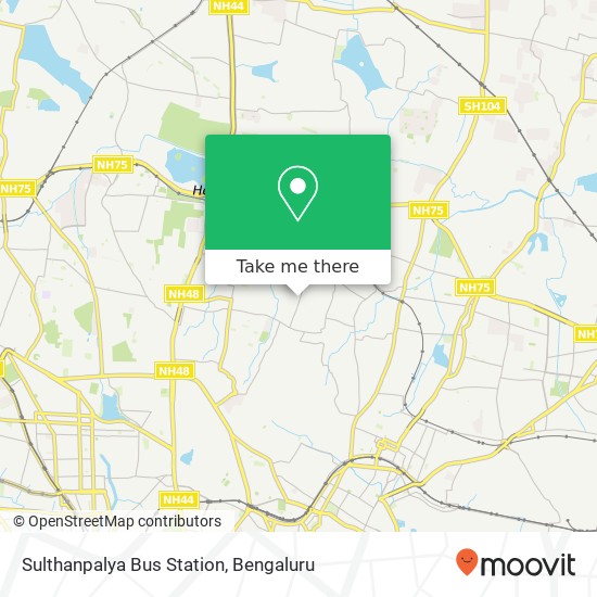 Sulthanpalya Bus Station map