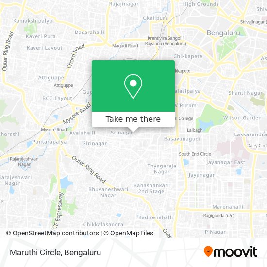 Maruthi Circle map