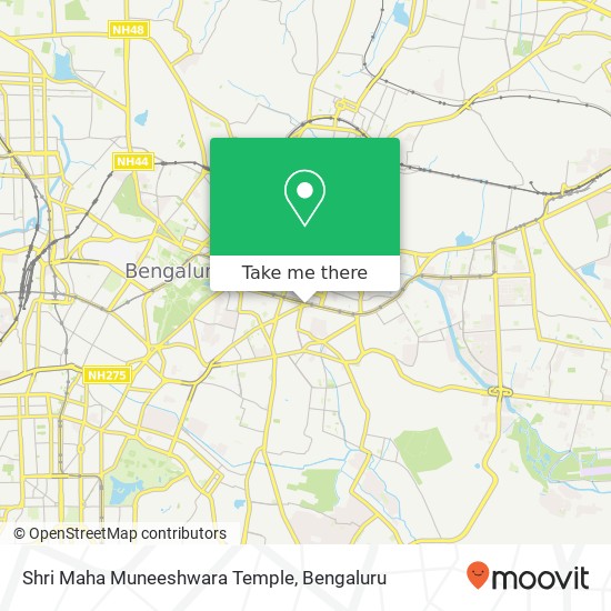 Shri Maha Muneeshwara Temple map