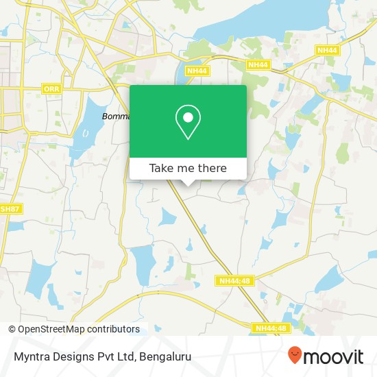 Myntra Designs Pvt Ltd map