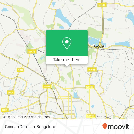 Ganesh Darshan map