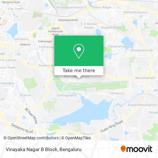 Vinayaka Nagar B Block map