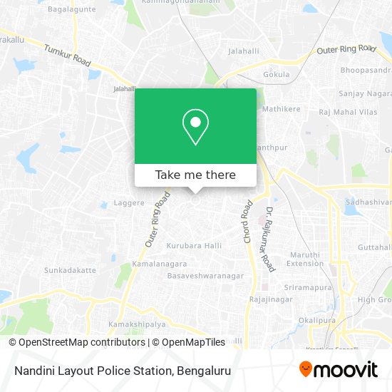 Nandini Layout Police Station map