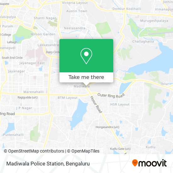 Madiwala Police Station map