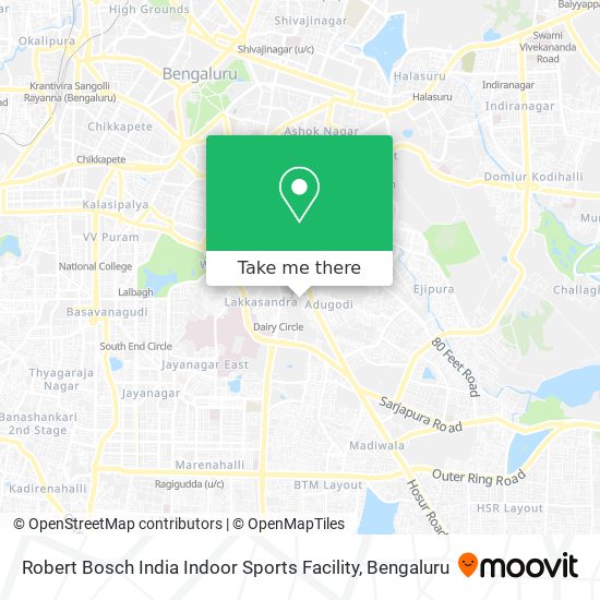 Robert Bosch India Indoor Sports Facility map