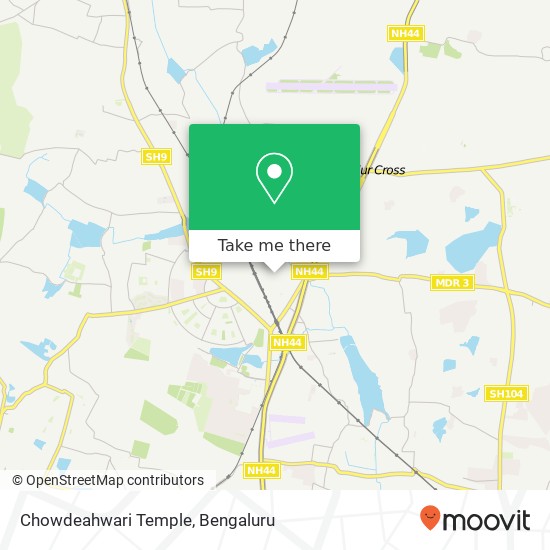 Chowdeahwari Temple map