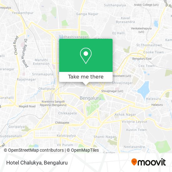 Hotel Chalukya map