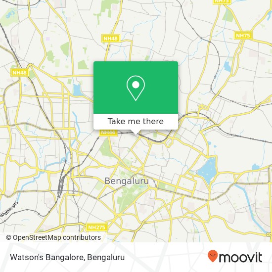 Watson's Bangalore map