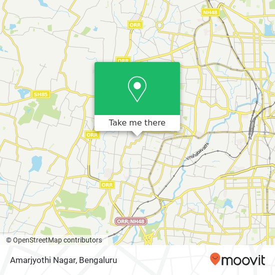 Amarjyothi Nagar map