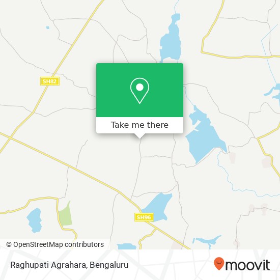 Raghupati Agrahara map