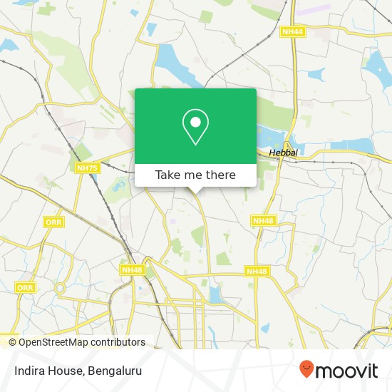 Indira House map