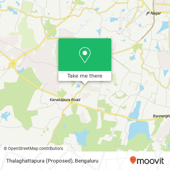 Thalaghattapura (Proposed) map