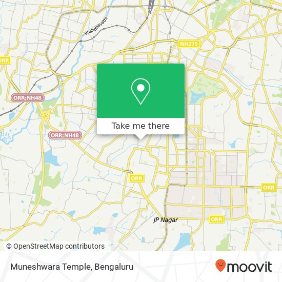 Muneshwara Temple map
