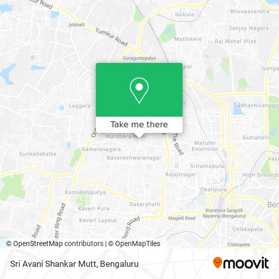 Sri Avani Shankar Mutt map
