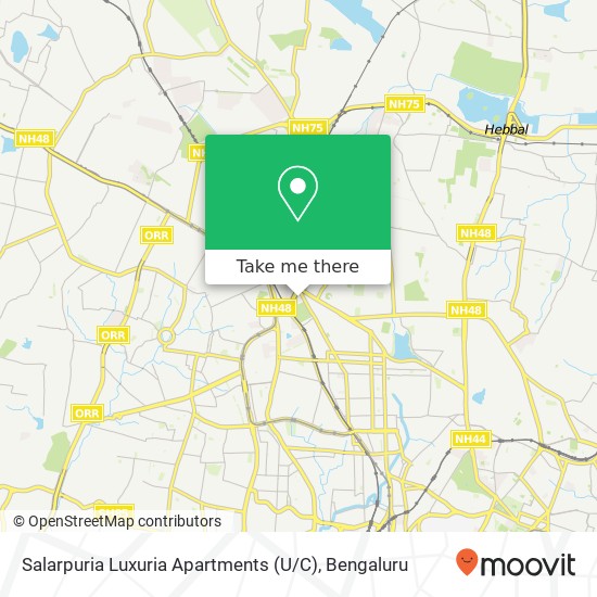 Salarpuria Luxuria Apartments (U / C) map