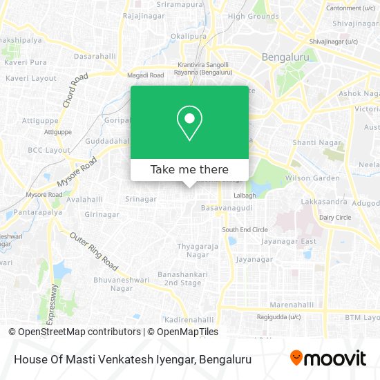 House Of Masti Venkatesh Iyengar map