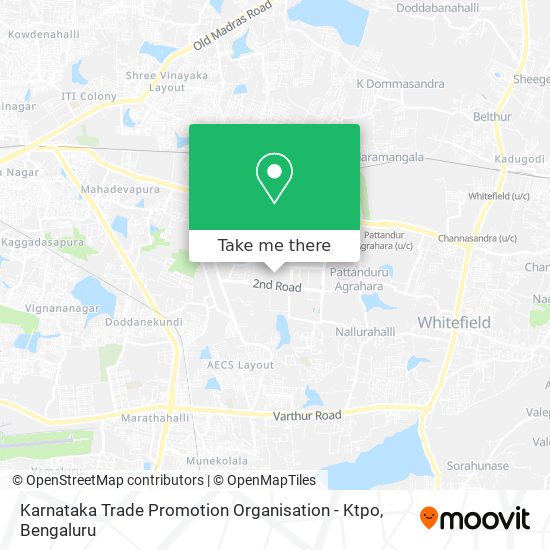 Karnataka Trade Promotion Organisation - Ktpo map