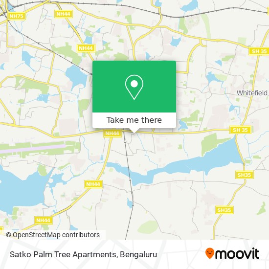 Satko Palm Tree Apartments map