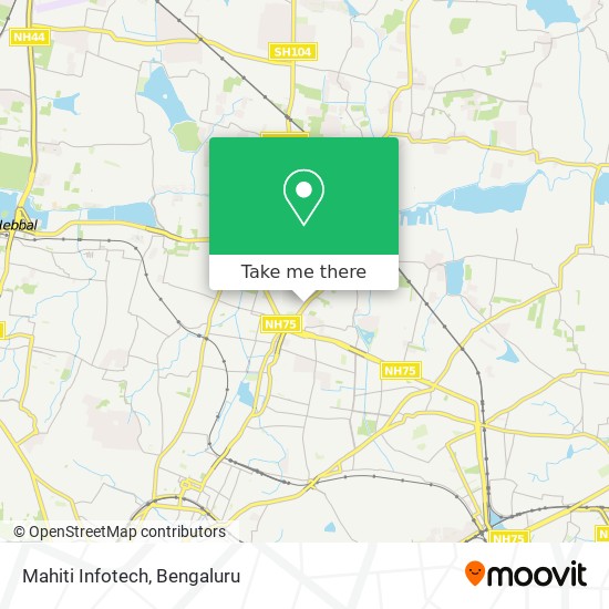 Mahiti Infotech map