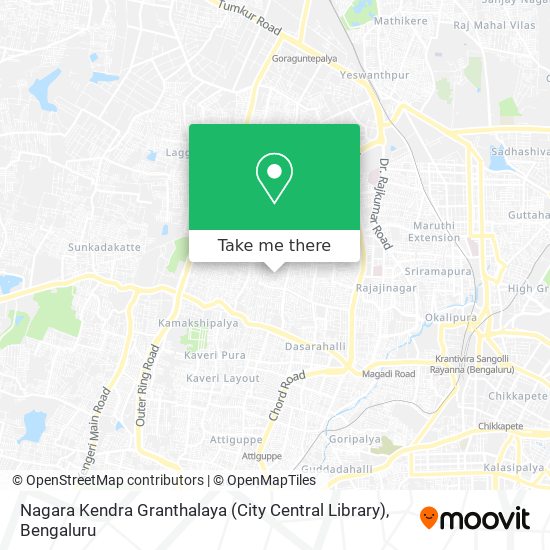 Nagara Kendra Granthalaya (City Central Library) map