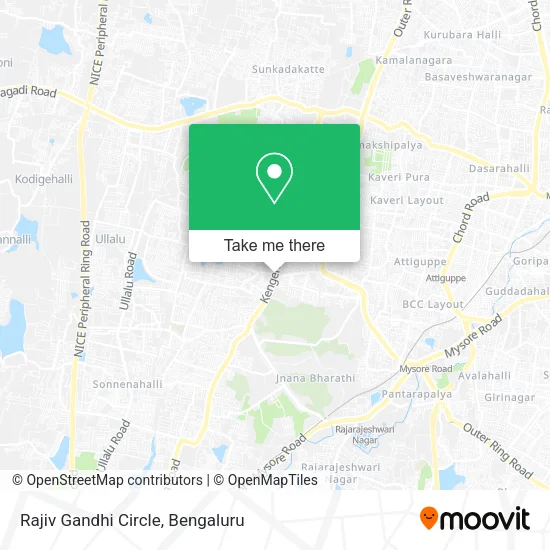 Rajiv Gandhi Circle map
