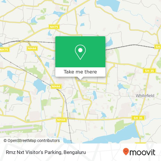 Rmz Nxt Visitor's Parking map