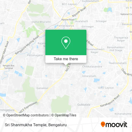 Sri Shanmukha Temple map