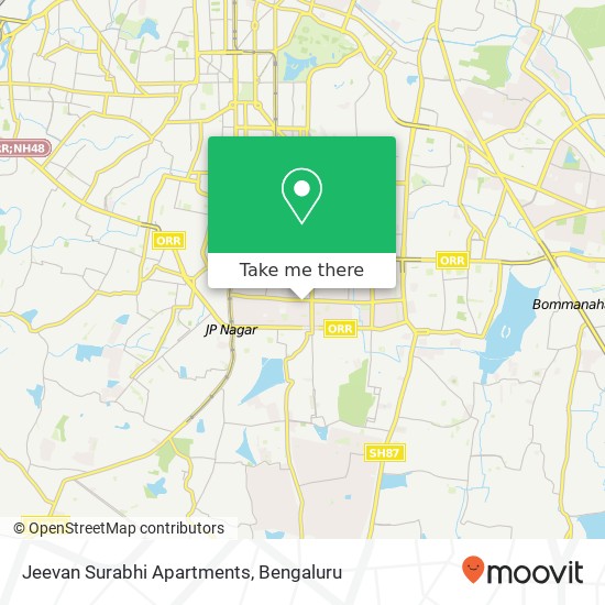 Jeevan Surabhi Apartments map