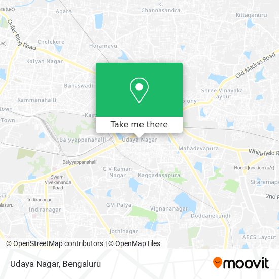 Udaya Nagar map
