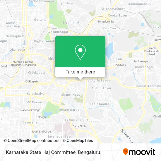 Karnataka State Haj Committee map