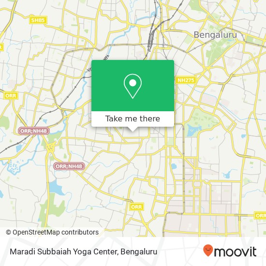 Maradi Subbaiah Yoga Center map