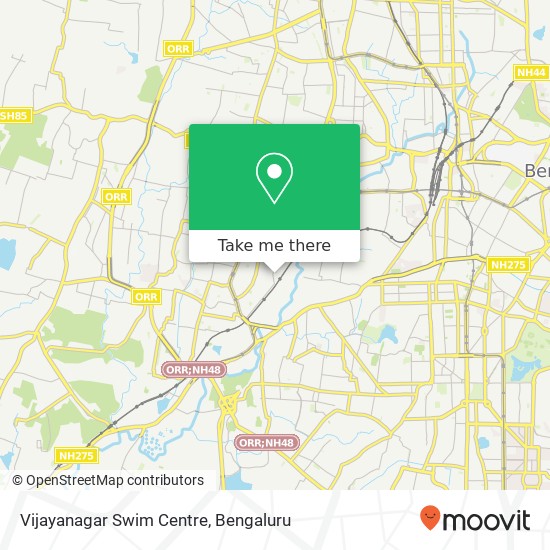 Vijayanagar Swim Centre map